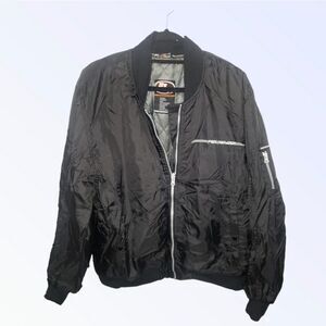 Fieldsheer Men's black Motorcycle Jacket Large